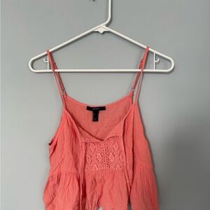 Forever 21 Coral Lace Camisole